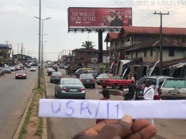 unipole billboard in benin, edo state