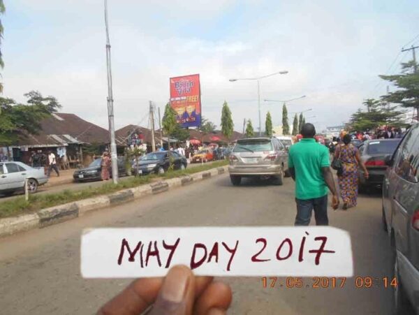 portrait billboard in benin, edo state