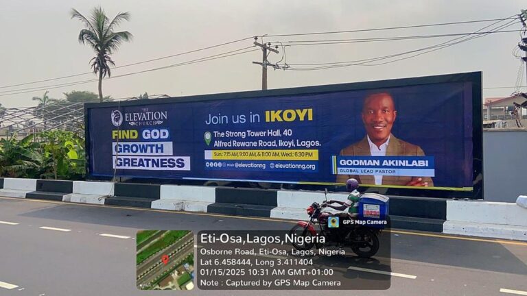 Walldrape Billboard at Ikoyi Lagos State