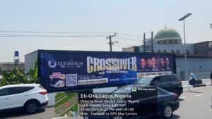 Elevation church billboard campaign at Osborne Road, Eti-Osa, Lagos