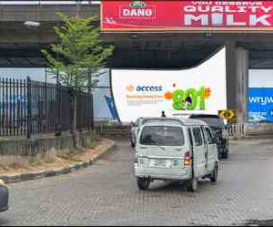 2 face wall panel billboard at muson center onikan, lagos