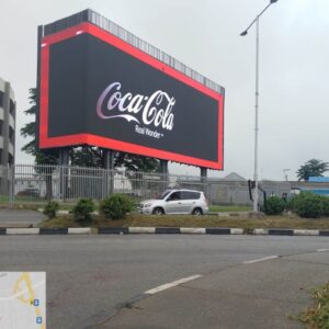 LED Billboard at Entrace Gate of MMA2, Ikeja Lagos