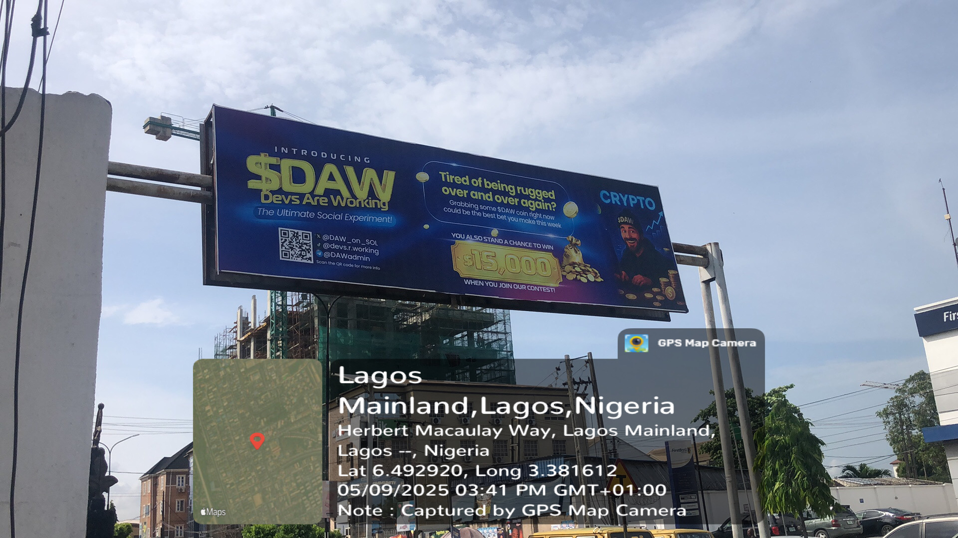 Gantry Billboard along Herbert Macaulay Way, Lagos Mainland