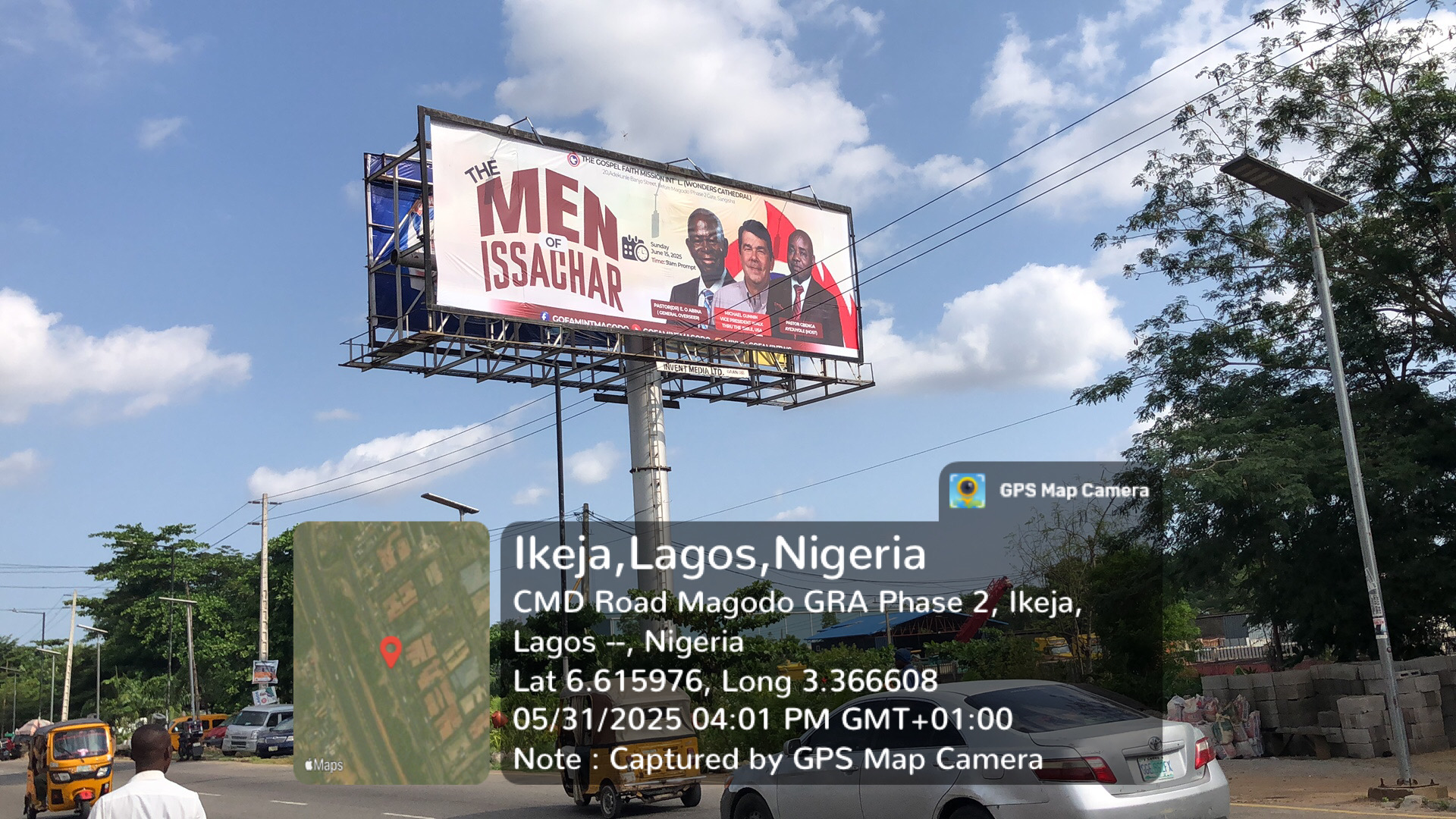 Unipole Billboard along CMD Road Magodo GRA phase 2, Ikeja Lagos