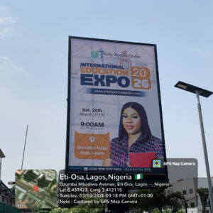 Portrait billboard Ozumba Mbadiwe Avenue Eti-Osa Lagos Nigeria