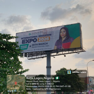 Unipole billboard Airport Road Ikeja Lagos Nigeria